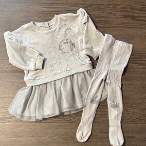 Disney Gray Princess Dress Set